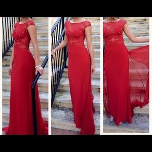 Sherri Hill 21365 Red Dress